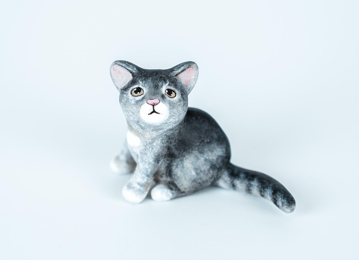 Custom Pet Sculpture β Handmade Polymer Clay Cat, Dog, or Animal Figurine β Personalized Pet Keepsake Gift