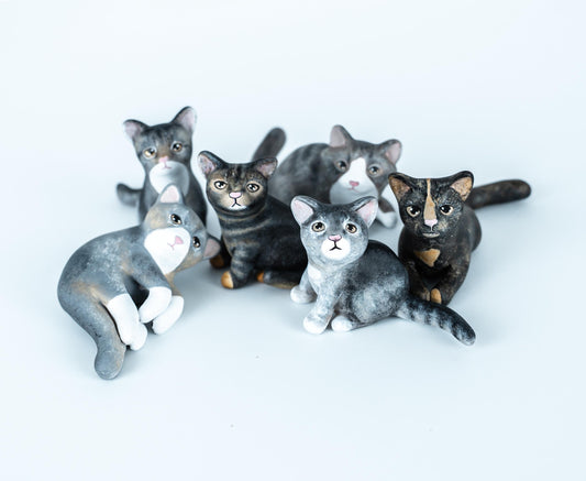 Custom Pet Sculpture – Handmade Polymer Clay Cat, Dog, or Animal Figurine – Personalized Pet Keepsake Gift