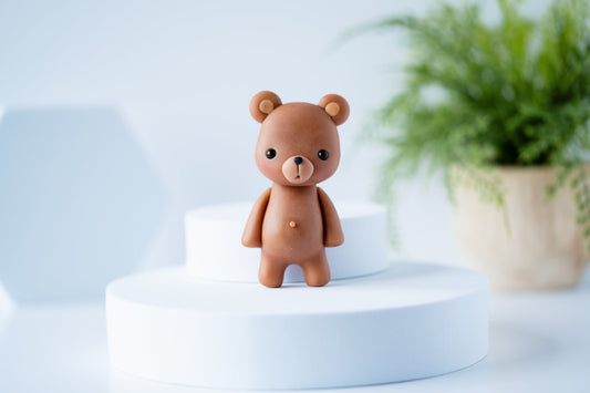 Brown Bear Cake Topper