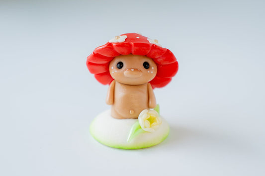 Mushroom Figurine Desk Friend