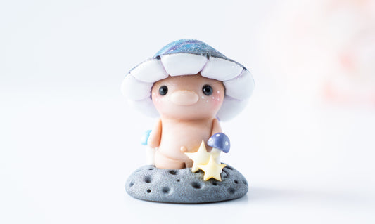 Mushroom Figurine Desk Friend