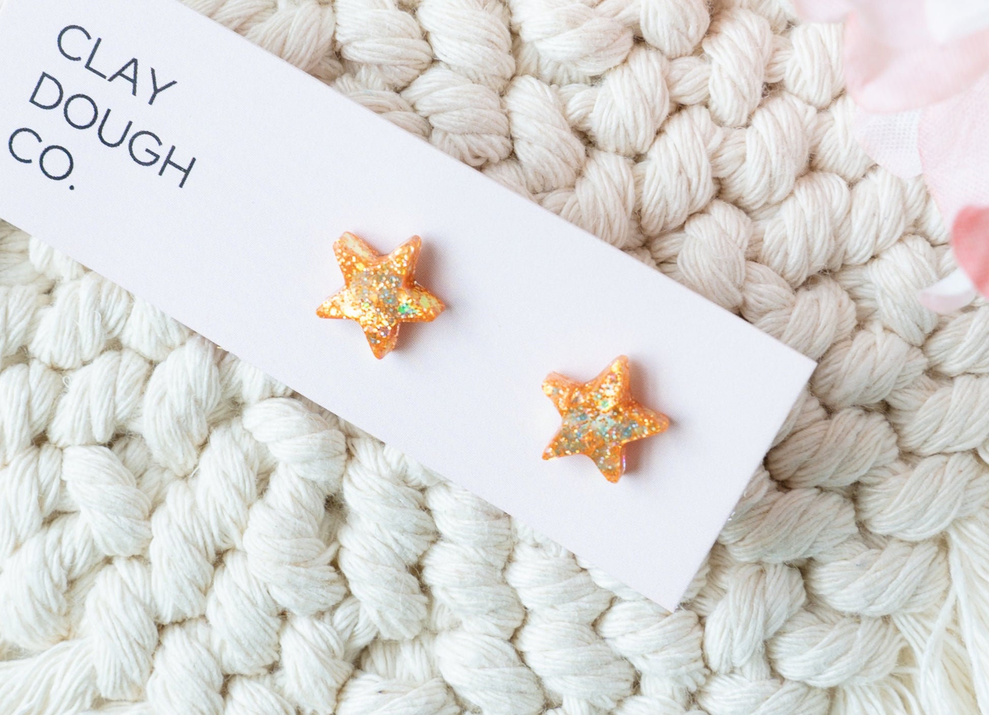 Gold Star Stud Earrings