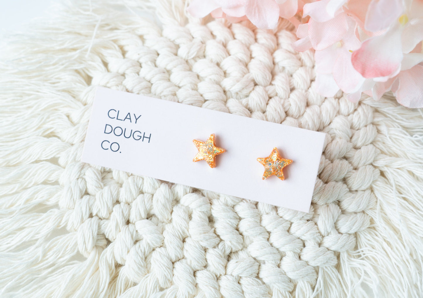 Gold Star Stud Earrings